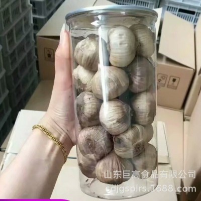 龙润生独头黑蒜250g罐装工厂源头现货批发代发山东特产网红黑大蒜图4