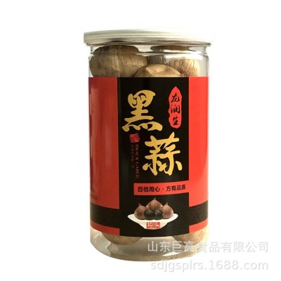 龙润生独头黑蒜250g罐装工厂源头现货批发代发山东特产网红黑大蒜图3