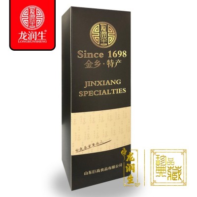 独头黑蒜200g*2盒多瓣黑大蒜200g*2盒山东土特产批发价礼盒手提图4