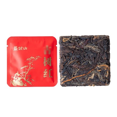 老树红茶方片茶云南凤庆批发古树回甘大叶种干茶片一级滇红老枞